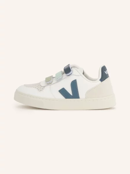 Veja Sneakersy Small / světle zelená / tmavě modrá bílá