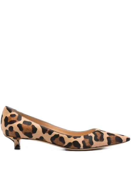 Pantofi cu toc Francesco Russo cu imagine cu model leopard