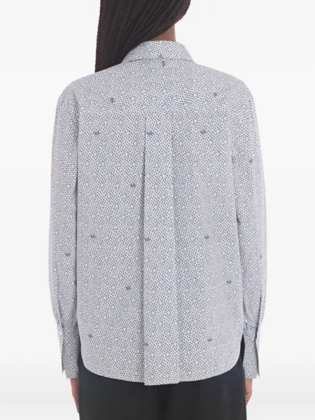 Cămașă Maison Kitsune cu imagine alb