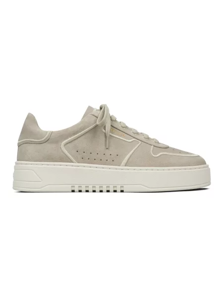Haftowane sneakersy Axel Arigato skórzane beżowe