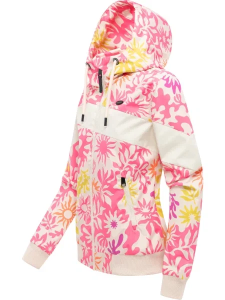 Ragwear Geacă funcțională Nuggie crem / curry / lila / roz pitaya galben