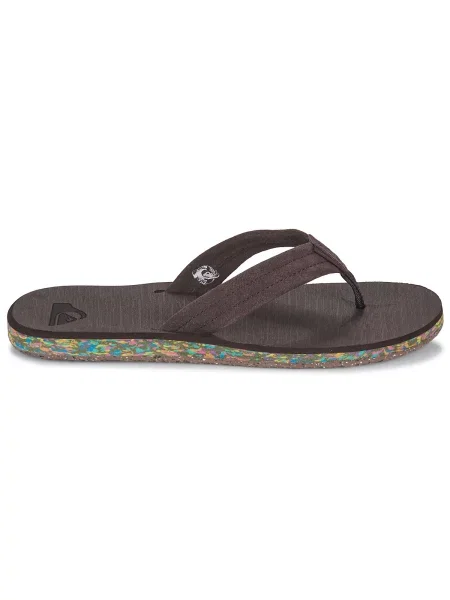 Pantofi Quiksilver din piele de căprioară maro