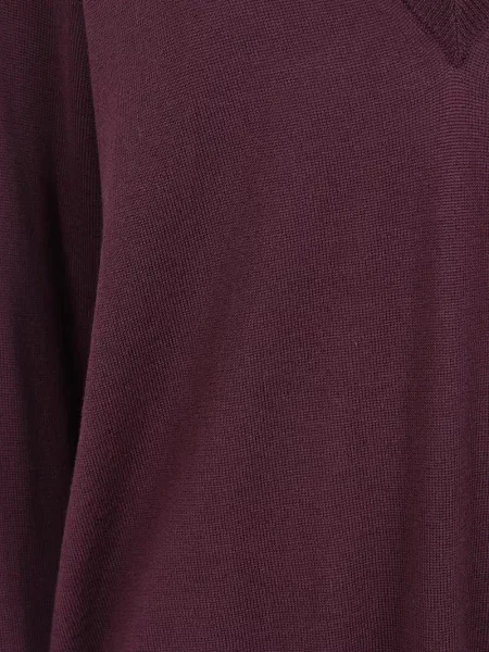 Pulover Nuur cu decolteu în V violet