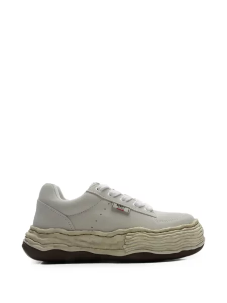 Sneakerși Maison Mihara Yasuhiro zdrențuiți alb