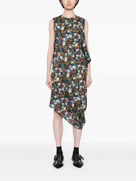 Rochie Jnby cu model floral cu imagine de costum negru