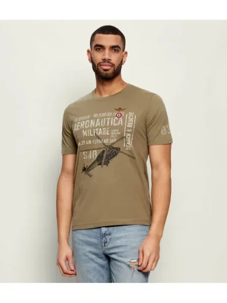 Tricou Pentru Bărbați Aeronautica Militare verde