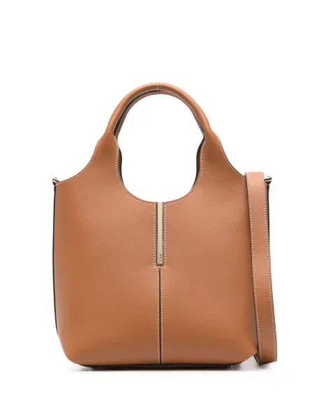 Geanta de piele Tod's din piele maro