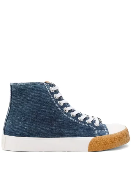 Sneakerși Loewe cu șireturi din dantelă albastru