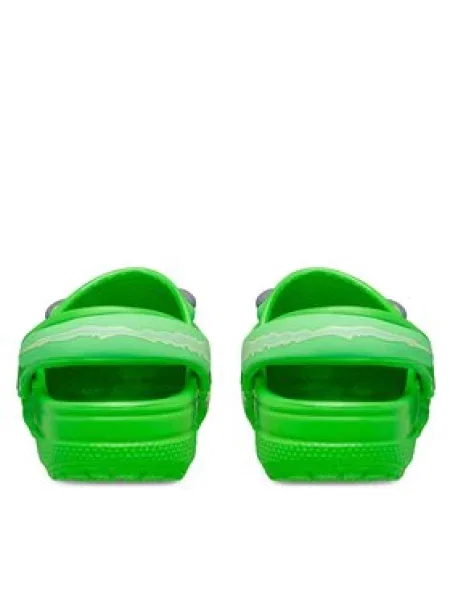 Dětské pantofle Crocs zelené