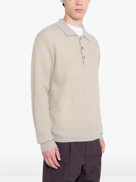 Lung tricou polo Ssstein cu dungi