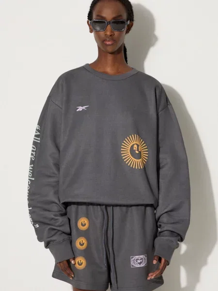 Mikina Reebok Classic šedá