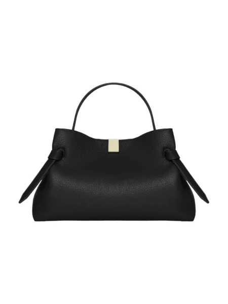 Torebka skórzana Yuzefi czarna