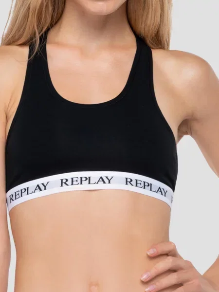 Бюстгальтер Replay черный