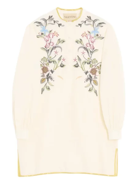 Rochie mini Valentino Garavani de in cu model floral de costum