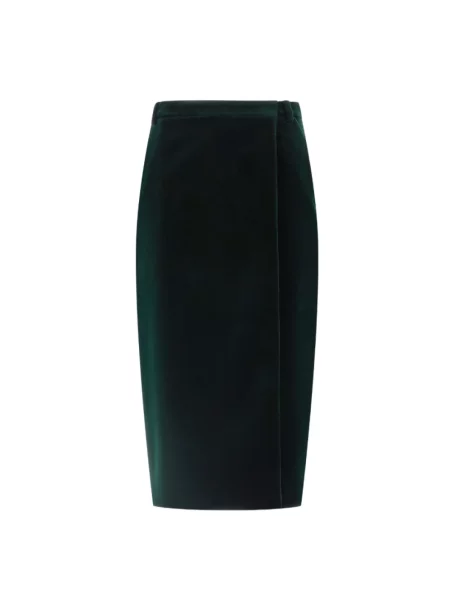 Spódnica midi Saint Laurent zielona