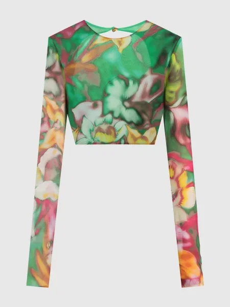 Блуза з відкритою спиною The Andamane зелена