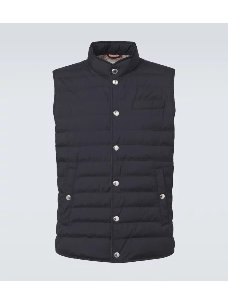 Vestă Brunello Cucinelli albastru