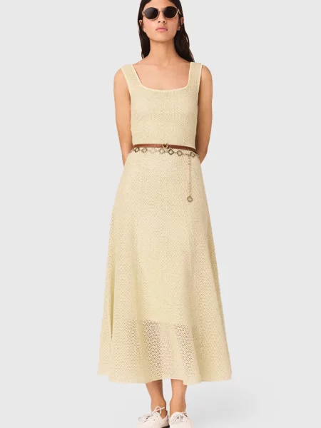 Сукня Maje бежева