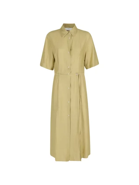 Sukienka midi Tela do kolan garniturowa zielona