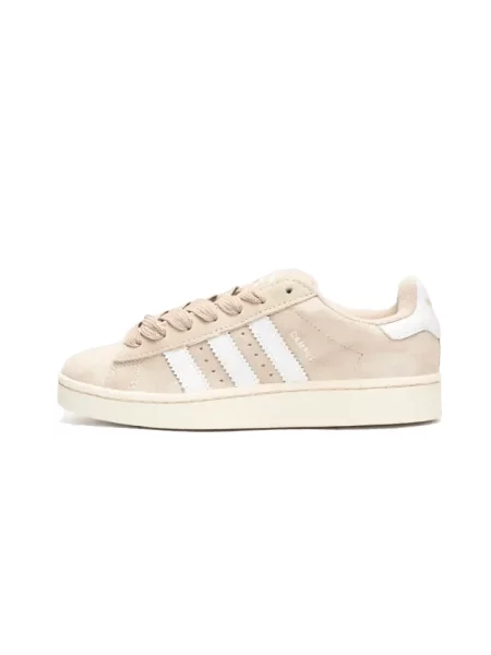 Sneakersy Adidas Campus zamszowe białe