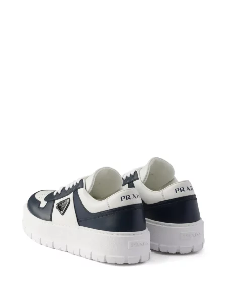 Sneakerși Prada din piele albastru