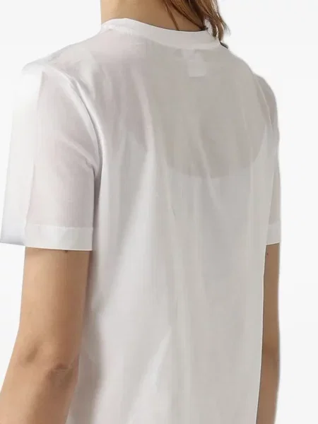 Scurt tricou Max Mara cu imagine alb