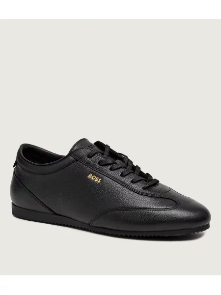 BOSS Lineor sneakers pentru bărbați din piele negru