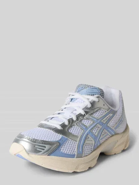 Sneakersy z detal z logo Asics białe