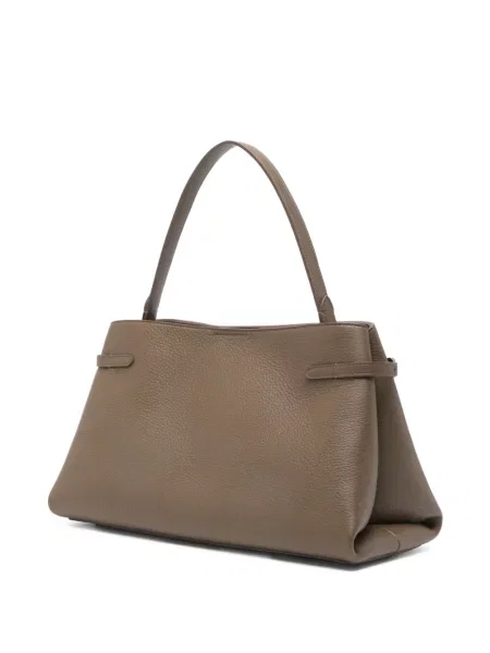 Bőr shopper táska Brunello Cucinelli barna