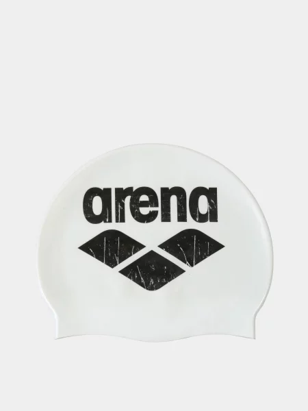 Arena Шапочка для плавання Унісекс Силікон білий