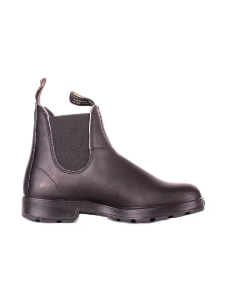 Trampki Blundstone skórzane z logo czarne