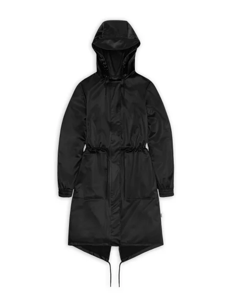 Parka Rains String W Parka W3 za žene za prijelazno razdoblje crna
