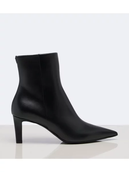 Cizme scurte Jimmy Choo din piele negru
