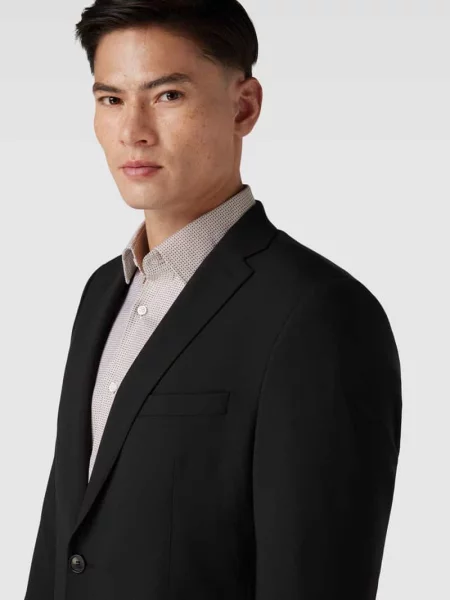 Marynarka krój regular fit z dodatkiem wełny model s.O ULTIMATE' S.oliver Black Label czarna