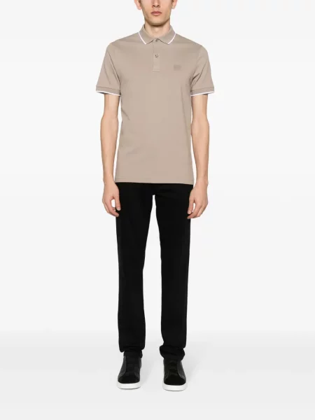 Tricou polo Boss cu autograf