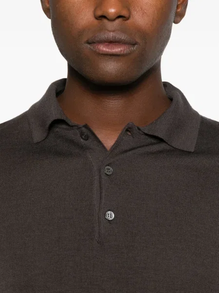 Tricou polo Canali maro