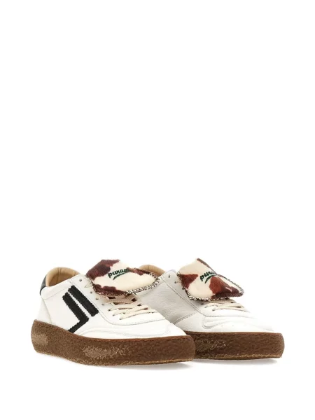 Sneakerși Puraai cu imagine alb
