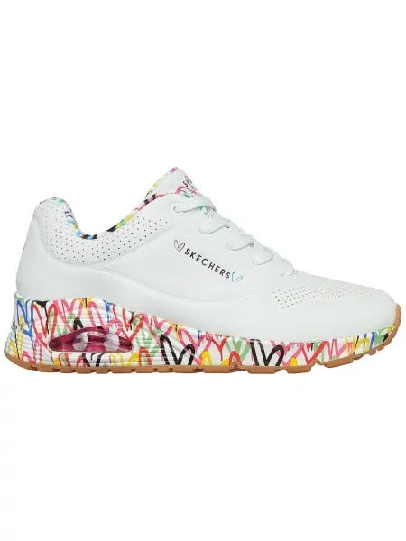 Sneakerși Skechers alb