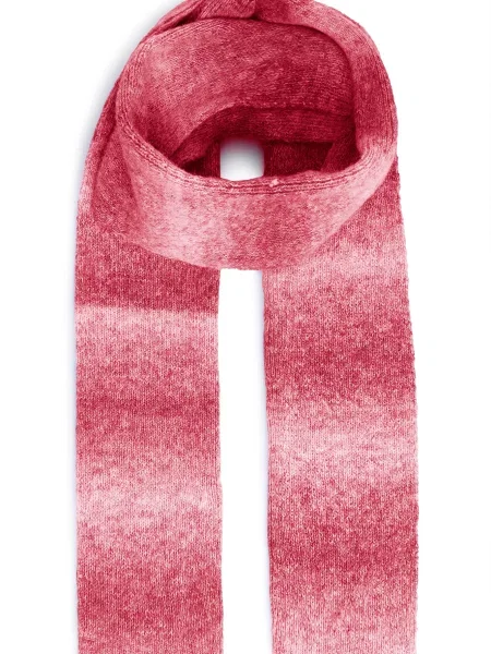 ICHI Fular IALIVA roz / cranberry roșu