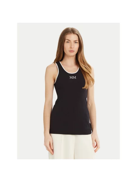 Max Mara Leisure Τοπ Sax Σκούρο Slim Fit μπλε