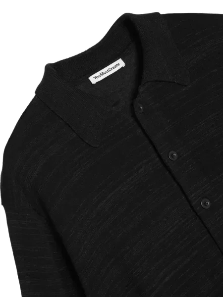 Gulerat cardigan Ymc negru