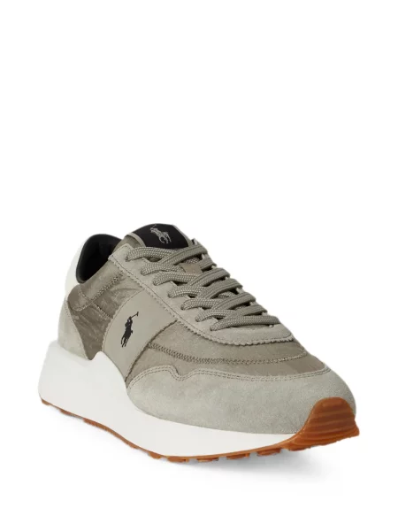 Τένις sneakers Polo Ralph Lauren με αυτόγραφο tweed μαύρο