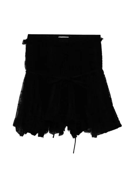 Fusta mini Jw Anderson din dantelă negru