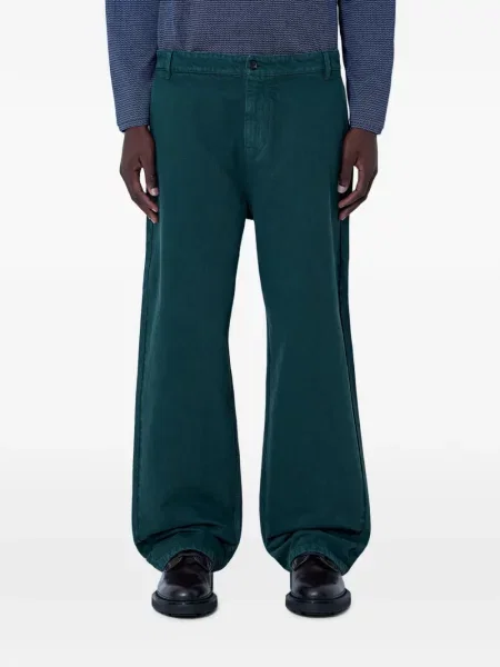 Pantaloni Miu Miu verde