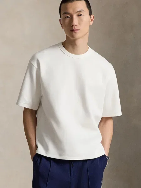 Polo Ralph Lauren tricou pentru bărbați cu alb
