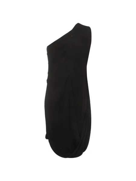 Rochie midi Chats By C.dam asimetrică drapată negru