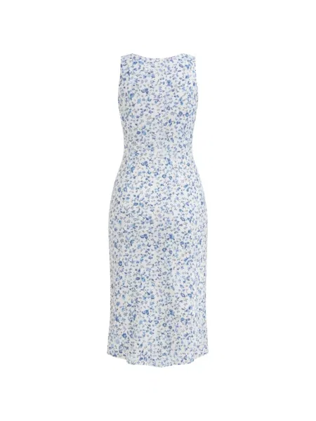 Rochie Reformation cu model floral de costum alb