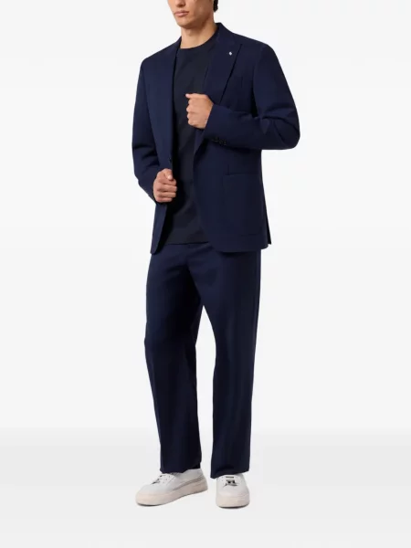 Blejzer Billionaire s vezom s reverom plava