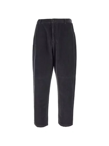 Pantaloni Mauro Grifoni de catifea cord gri
