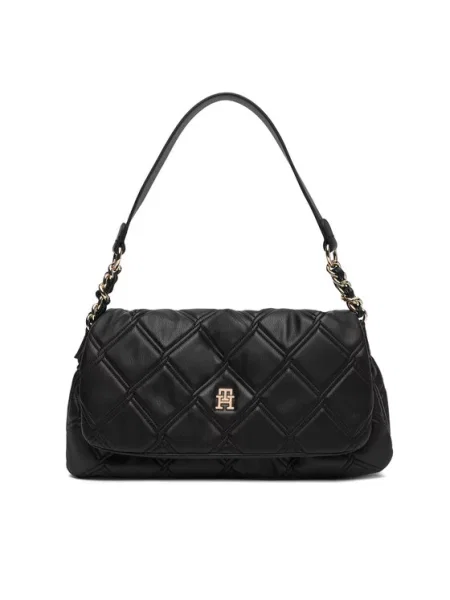 Tommy Hilfiger Дамска чанта Th Feminine Shoulder Bag черен